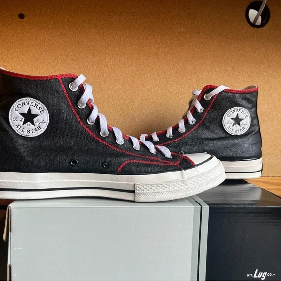 CUSTOM Keanu Reeves John Wick x Neo Matrix Converse Chuck 70 High Size 11.5 - Picture 8 of 9